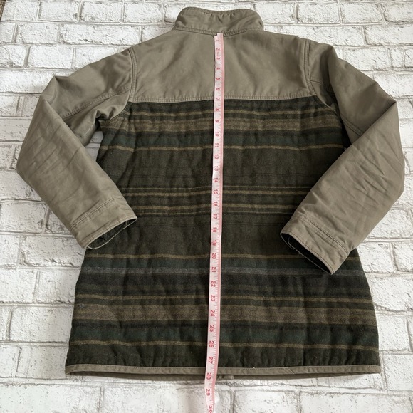 Patagonia Women's S Out Yonder Jacket Coat 26895 Wool Blend Blanket Sage Khaki - Picture 7 of 7
